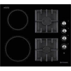 Pyramis 030013201 Εστία Υγραερίου & Ρεύματος Αυτόνομη 59x52εκ.